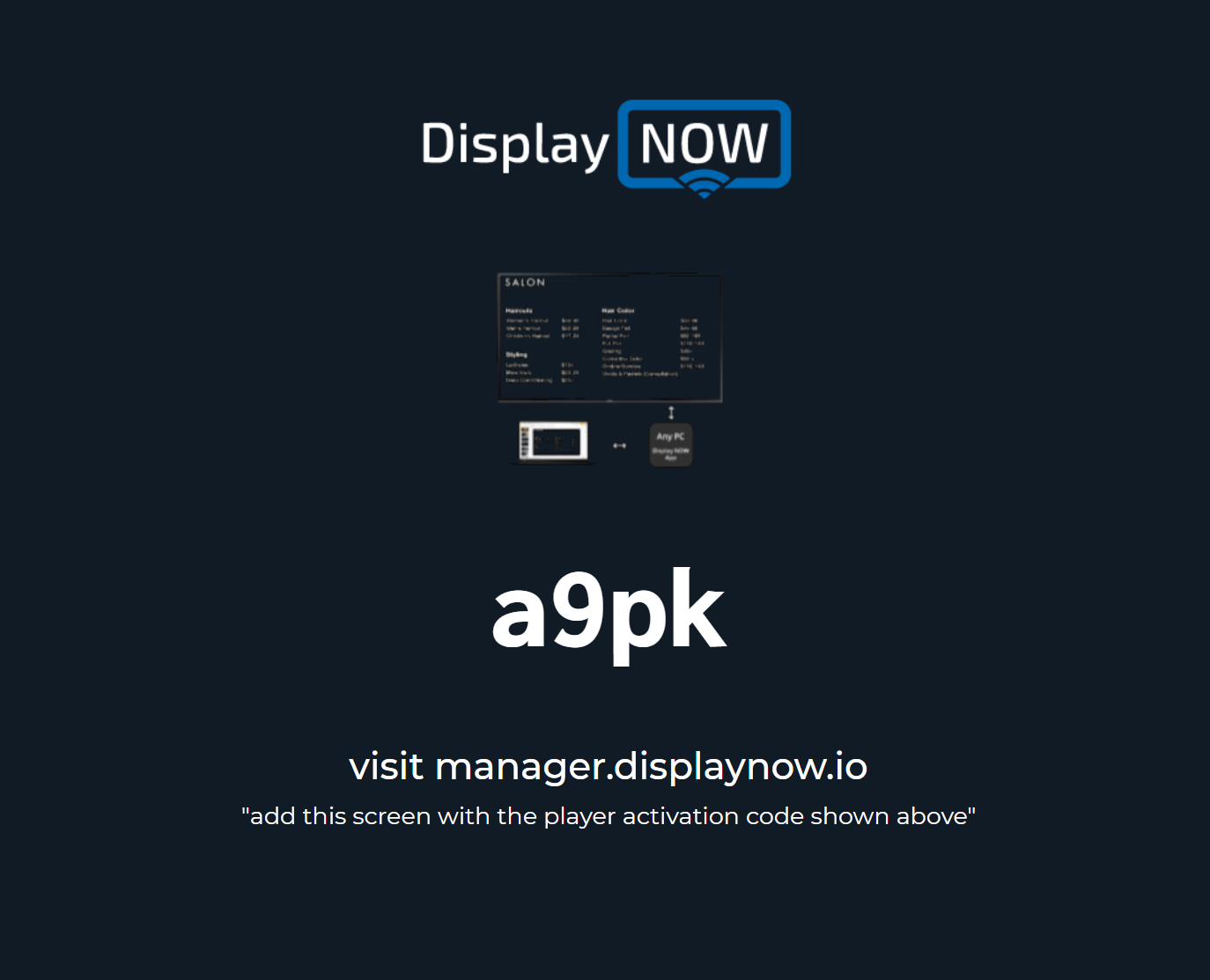 Get Started with Display NOW